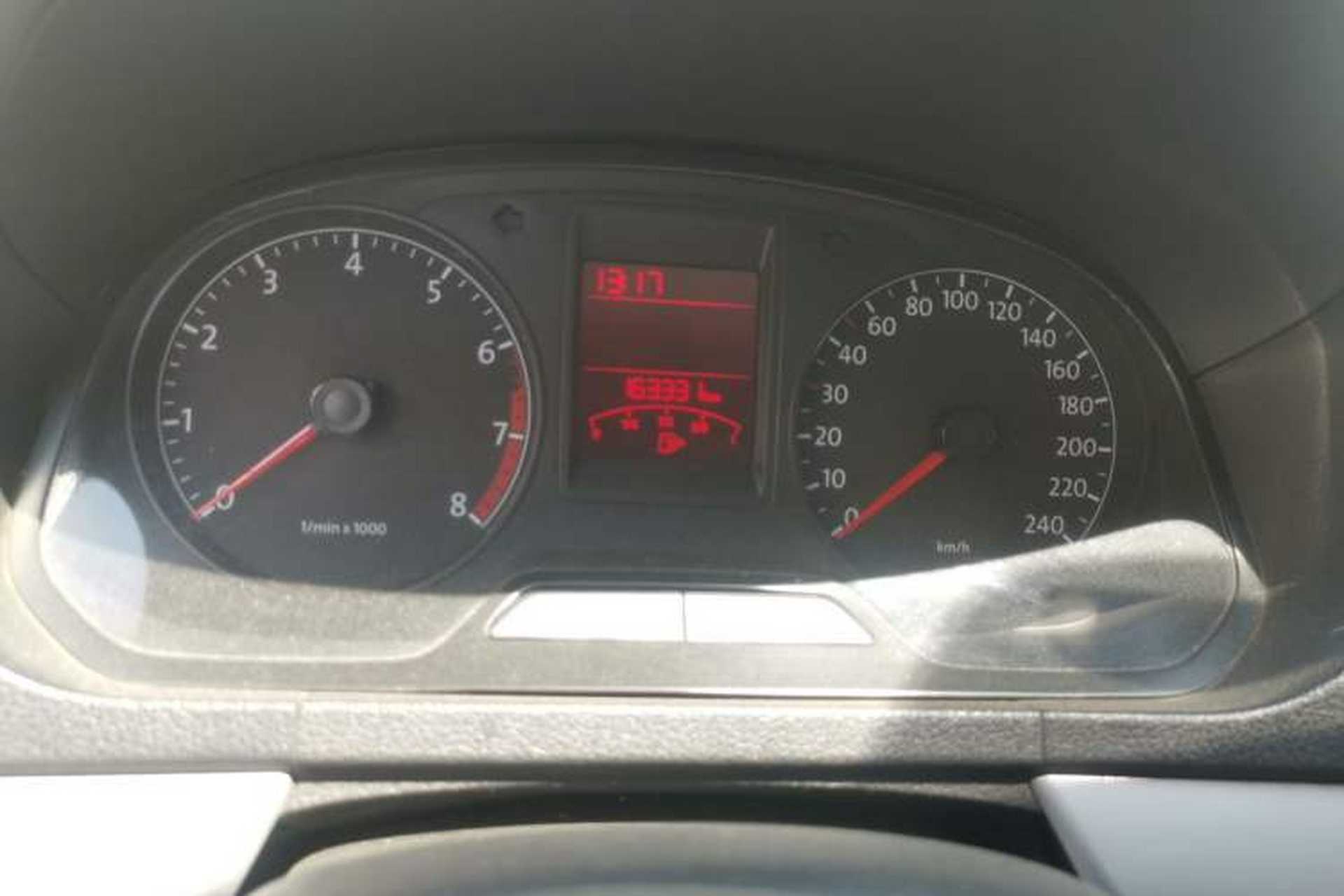 Used Volkswagen Jetta 2013 1.6L Manual Comfort Model Odometer Close Up
