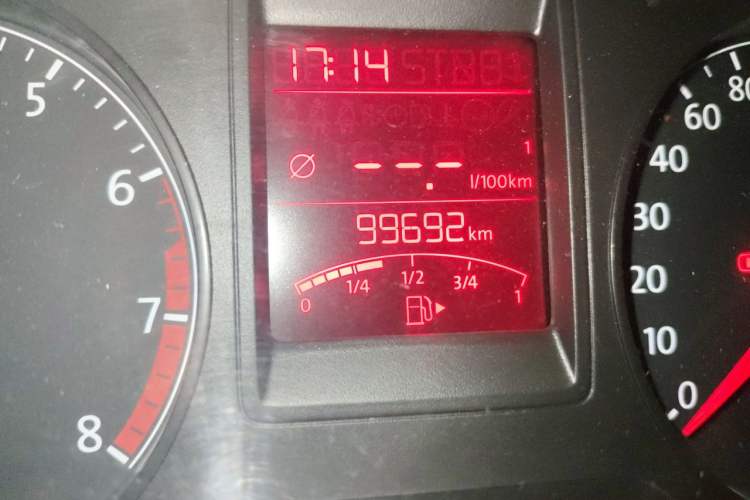 Used Volkswagen Jetta 2013 1.4L Manual Comfort Model Odometer Close Up