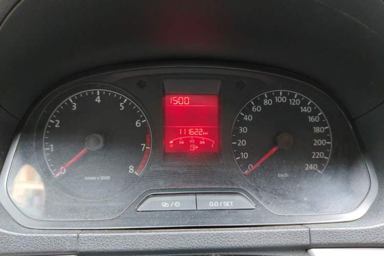 Used Volkswagen Jetta 2013 1.6L Manual Comfort Model Odometer Close Up