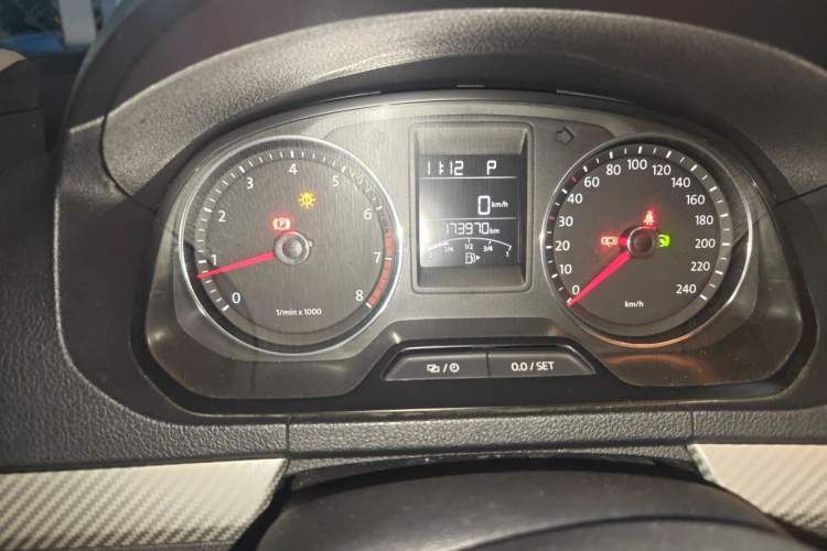 Used Volkswagen Jetta 2013 1.6L Automatic Luxury Model Odometer Close Up
