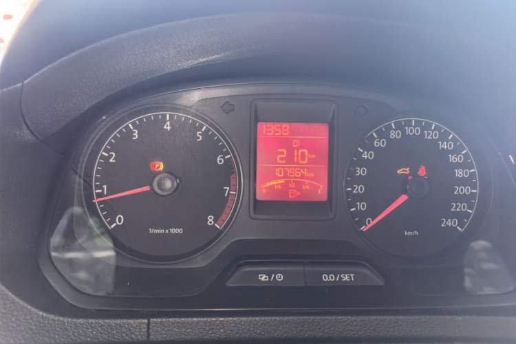 Used Volkswagen Jetta  Odometer Close Up