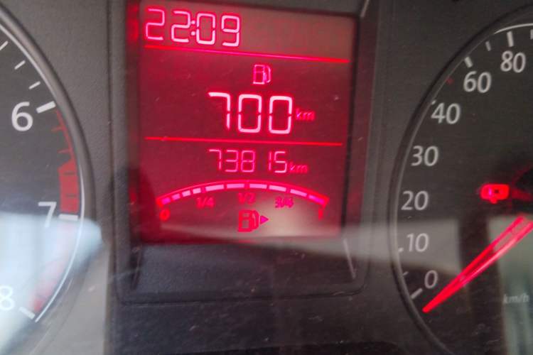 Used Volkswagen Jetta 2013 1.6L Manual Comfort Model Odometer Close Up