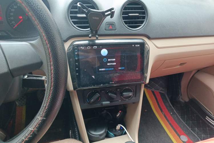 Used Volkswagen Jetta 2015 Zhuihui Edition 1.4L Manual Fashion Model Audio And AC Panel
