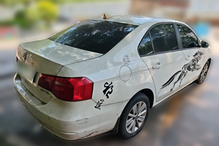 Used Volkswagen Jetta 2015 Zhuihui Edition 1.6L Manual Comfort Model Rear Right 45 Deg