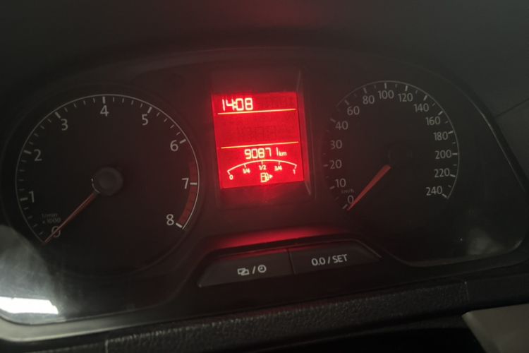 Used Volkswagen Jetta 2016 1.6L 25th Anniversary Edition Odometer Close Up