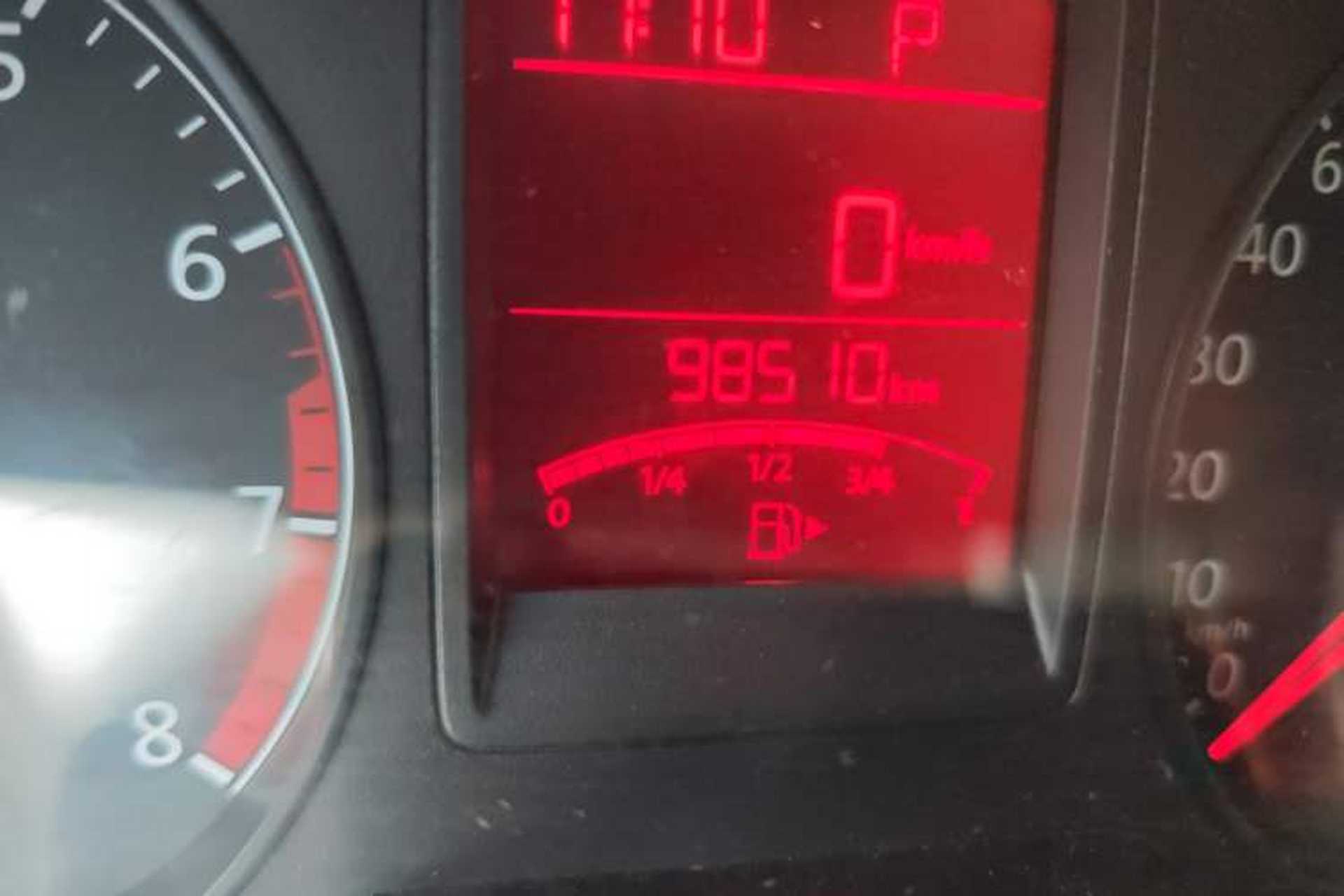 Used Volkswagen Jetta 2016 1.6L 25th Anniversary Edition Odometer Close Up