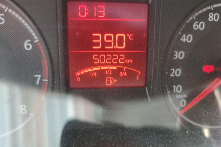 Used Volkswagen Jetta 2017 1.5L Manual Comfort Model Odometer Close Up