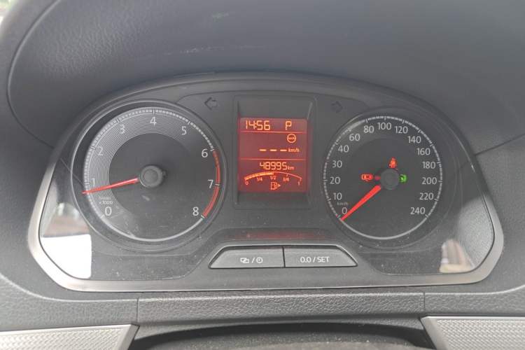 Used Volkswagen Jetta 2017 1.5L Automatic Comfort Model Odometer Close Up