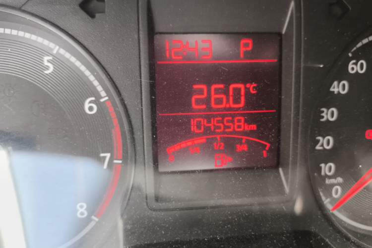 Used Volkswagen Jetta 2017 1.5L Automatic Fashion Model Odometer Close Up
