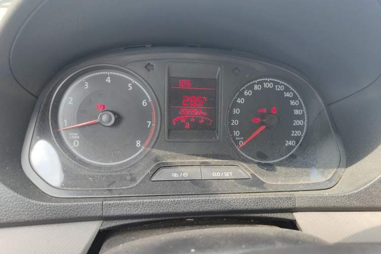 Used Volkswagen Jetta  Odometer Close Up