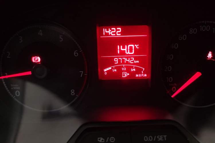 Used Volkswagen Jetta 2019 Dream Edition 1.5L Manual Fashion Version Odometer Close Up