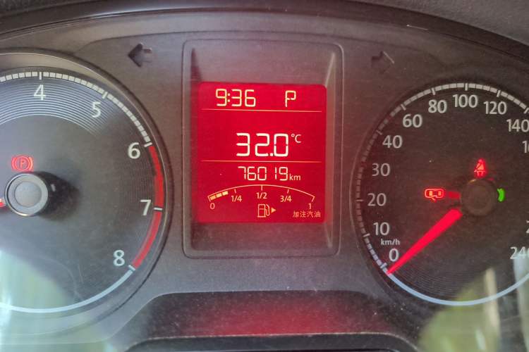 Used Volkswagen Jetta 2019 Dream Edition 1.5L Automatic Fashionable Version Odometer Close Up