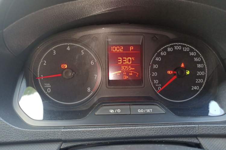 Used Volkswagen Jetta 2019 Dream Edition 1.5L Automatic Fashionable Version Odometer Close Up