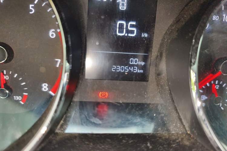 Used Volkswagen Lamando 2017 230TSI Manual Trend Edition Odometer Close Up