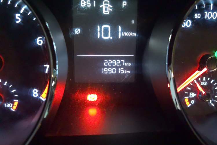 Used Volkswagen Lamando 2017 230TSI DSG Fashion Edition Odometer Close Up