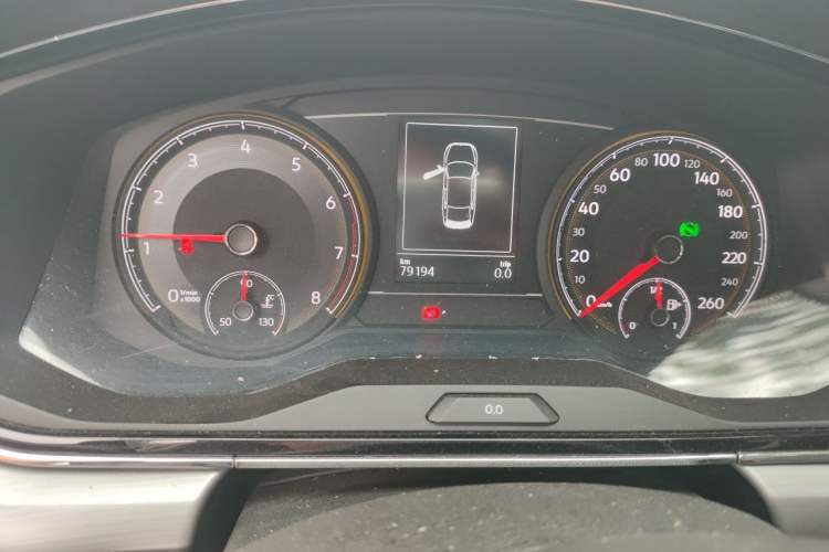 Used Volkswagen Lamando 2019 280TSI DSG Comfort Edition China VI standard Odometer Close Up