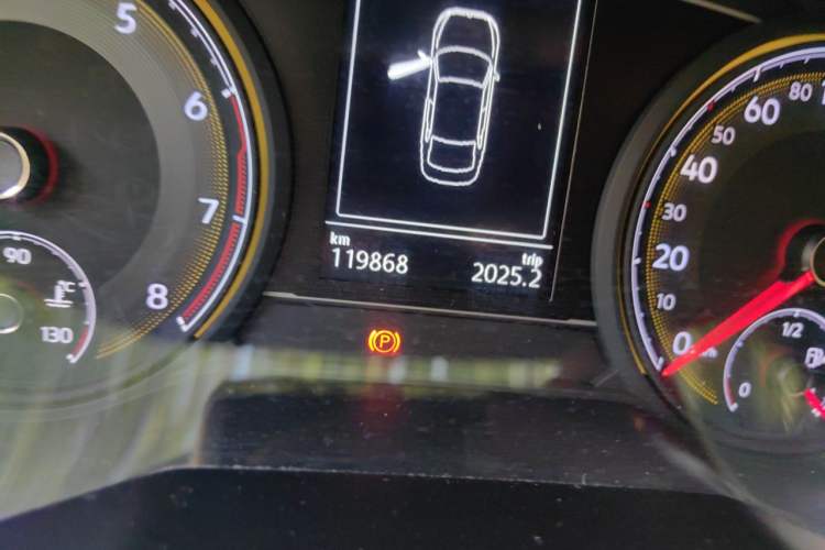 Used Volkswagen Lamando 2019 230TSI DSG Fashion Edition China VI Odometer Close Up