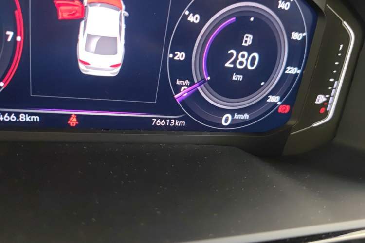 Used Volkswagen Lamando 2019 280TSI DSG Comfort Edition China VI standard Odometer Close Up