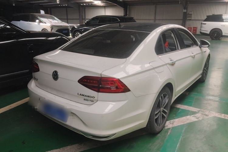 Used Volkswagen Lamando 2019 280TSI DSG Comfort Edition China VI standard Rear Right 45 Deg