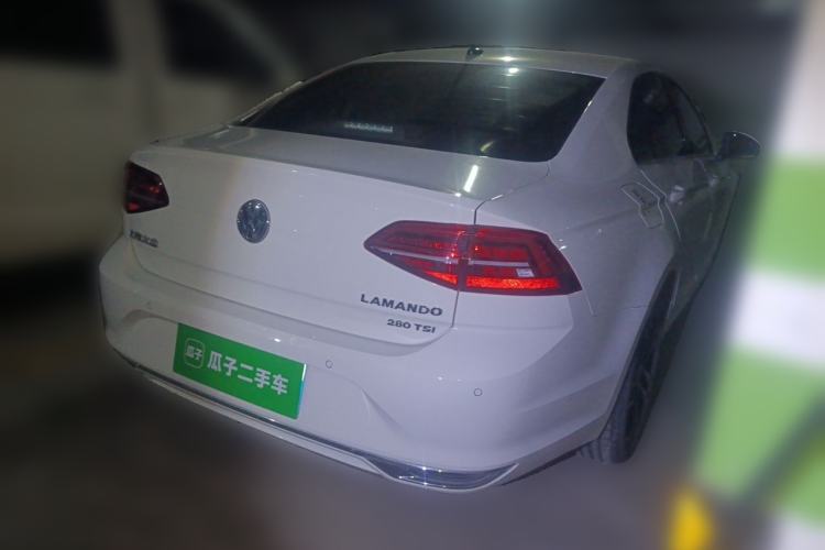 Used Volkswagen Lamando 2019 280TSI DSG Comfort Edition China VI standard Rear Right 45 Deg