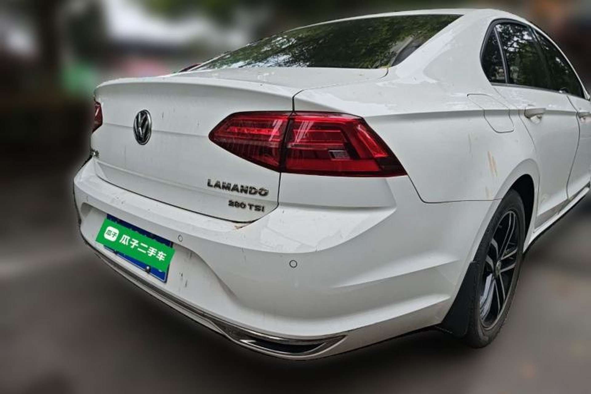 Used Volkswagen Lamando 2019 280TSI DSG Comfort Edition China VI standard Rear Right 45 Deg