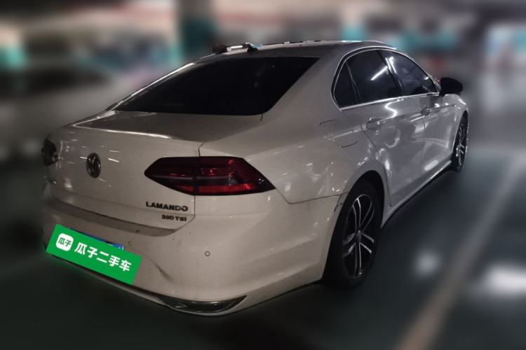Used Volkswagen Lamando 2019 280TSI DSG Comfort Edition China VI standard Rear Right 45 Deg