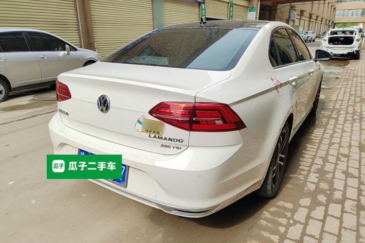 Used Volkswagen Lamando 2019 280TSI DSG Comfort Edition China VI standard Rear Right 45 Deg