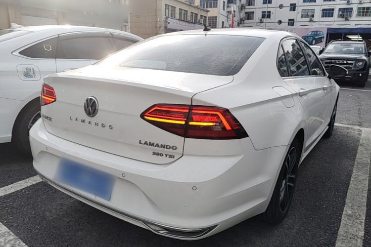 Used Volkswagen Lamando 2019 280TSI DSG Comfort Edition China VI standard Rear Right 45 Deg