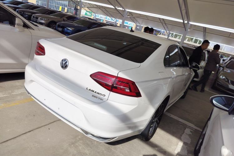 Used Volkswagen Lamando 2019 280TSI DSG Comfort Edition China VI standard Rear Right 45 Deg