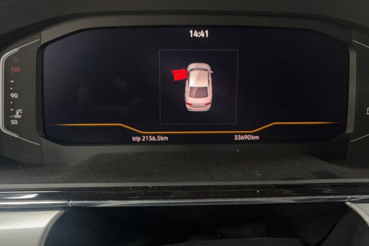 Used Volkswagen Lamando 2021 Revised Version 280TSI DSG Comfort Edition Odometer Close Up