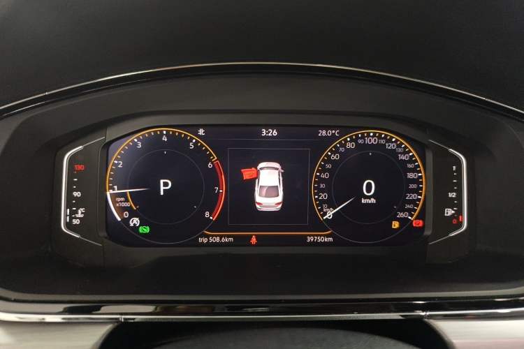 Used Volkswagen Lamando 2021 280TSI DSG Comfort Edition Odometer Close Up