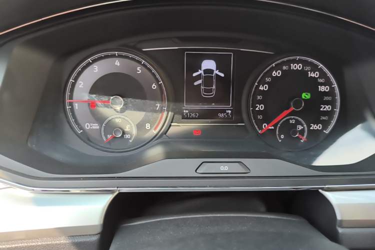 Used Volkswagen Lamando 2021 230TSI DSG Fashion Edition Odometer Close Up