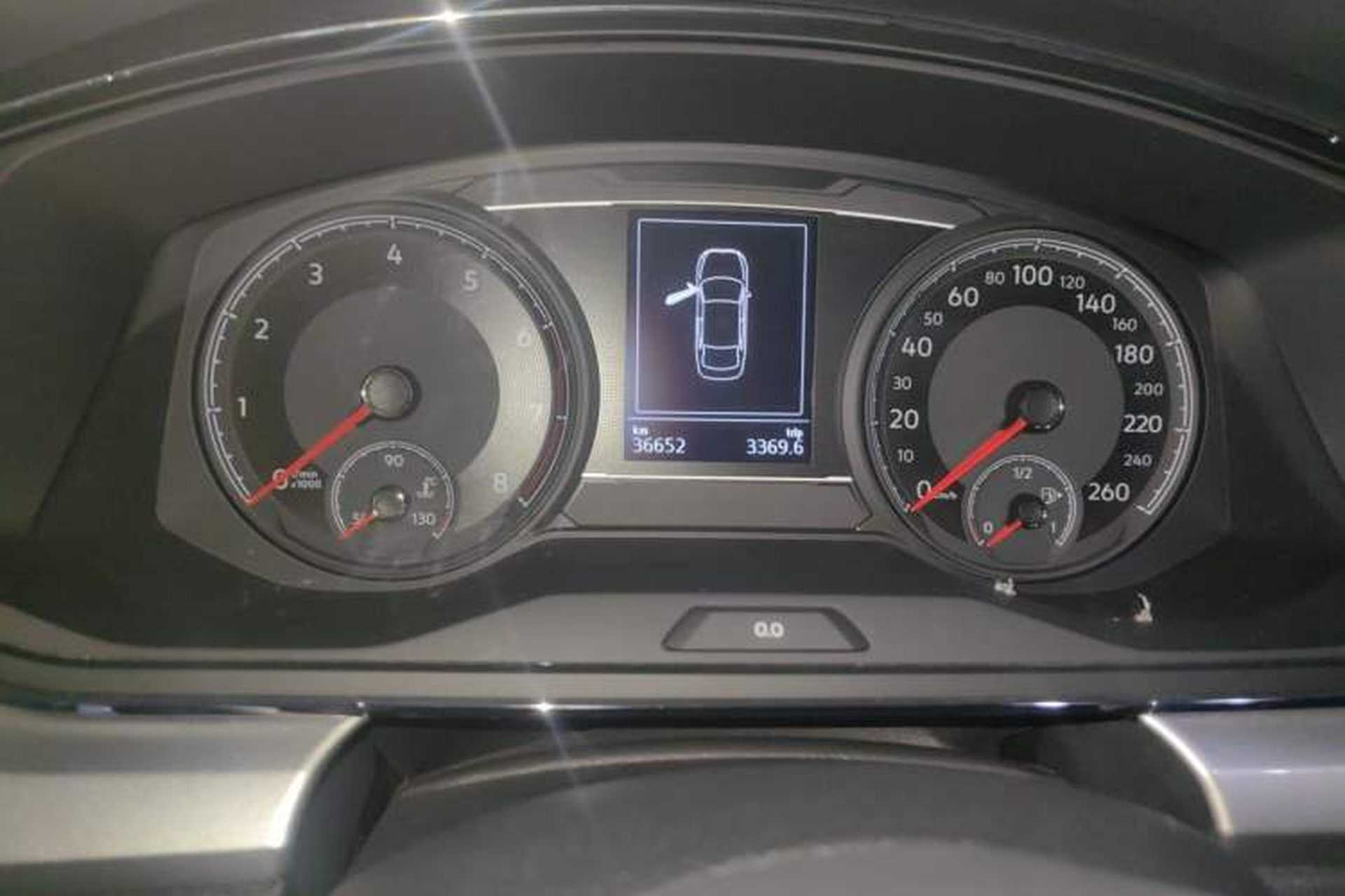 Used Volkswagen Lamando 2021 230TSI DSG Fashion Edition Odometer Close Up