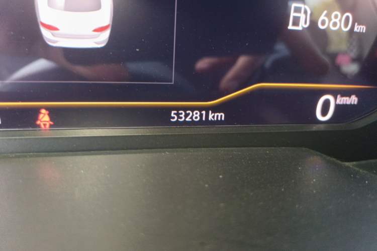 Used Volkswagen Lamando 2021 Revised Version 280TSI DSG Comfort Edition Odometer Close Up