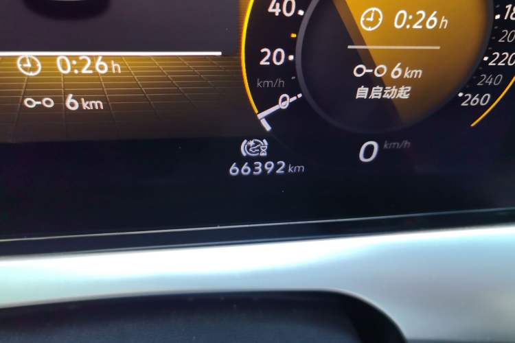 Used Volkswagen Lamando 2022 Lingdu L 280TSI DSG Spicy Edition Odometer Close Up