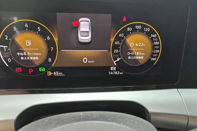 Used Volkswagen Lamando 2022 Lingdu L 280TSI DSG Spicy Edition Odometer Close Up