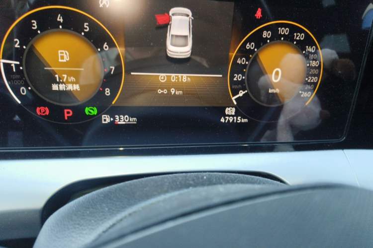 Used Volkswagen Lamando 2022 Lingdu L 280TSI DSG Spicy Edition Odometer Close Up