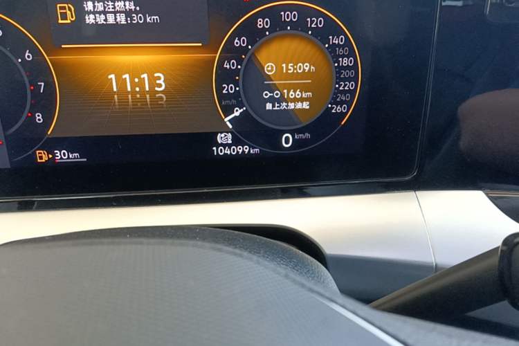 Used Volkswagen Lamando 2022 Lingdu L 280TSI DSG Spicy Edition Odometer Close Up