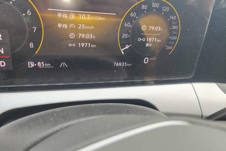 Used Volkswagen Lamando 2022 Lavida L 280TSI DSG Cool & Spicy Edition Odometer Close Up