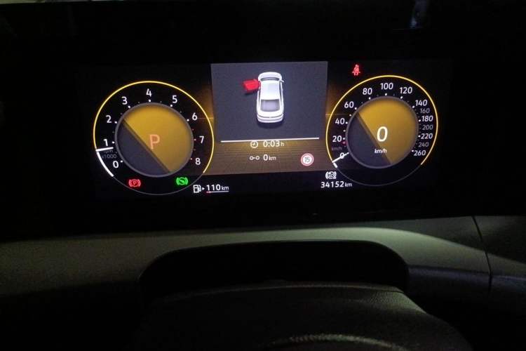 Used Volkswagen Lamando 2022 Lingdu L 280TSI DSG Spicy Edition Odometer Close Up