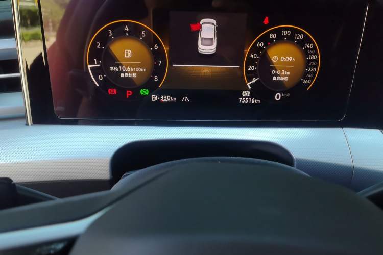 Used Volkswagen Lamando 2022 Lingdu L 280TSI DSG Ultra-Spicy Flagship Edition Odometer Close Up