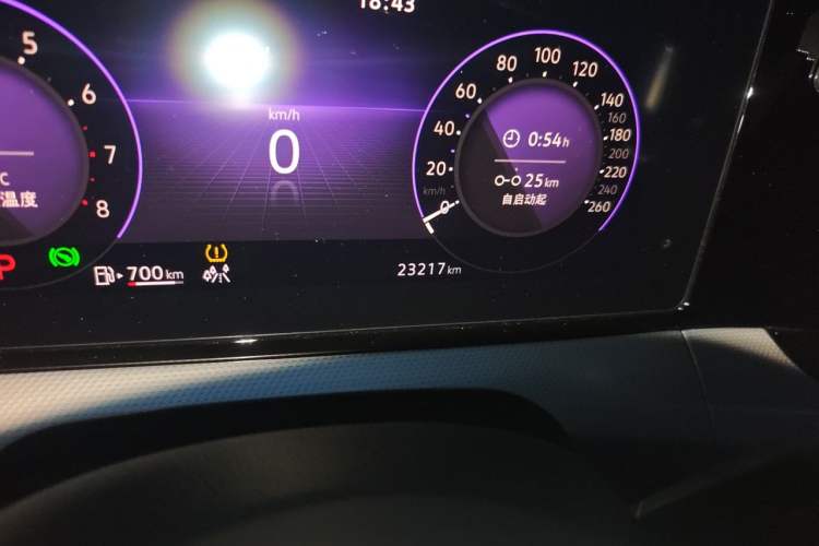 Used Volkswagen Lamando 2022 Lavida L 280TSI DSG Cool & Spicy Edition Odometer Close Up