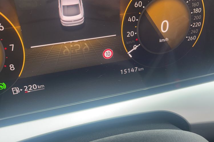 Used Volkswagen Lamando 2022 Lingdu L 280TSI DSG Spicy Edition Odometer Close Up