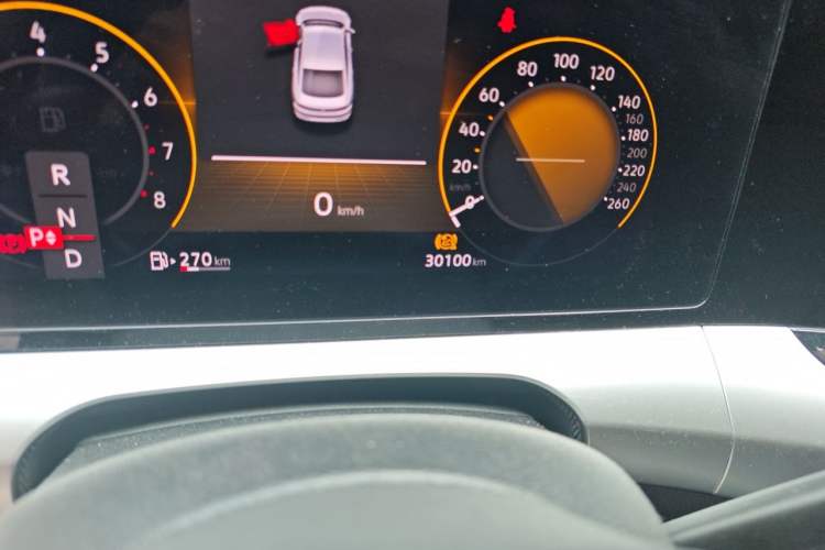 Used Volkswagen Lamando 2022 Lingdu L 280TSI DSG Spicy Edition Odometer Close Up
