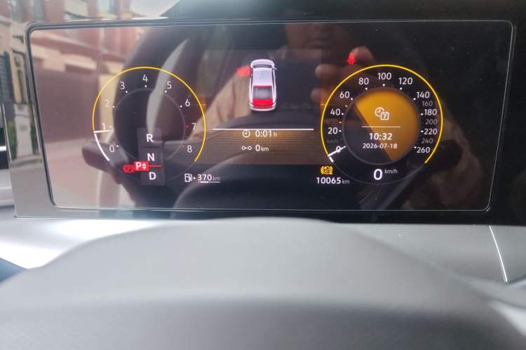 Used Volkswagen Lamando 2022 Lavida L 280TSI DSG Hot Edition Odometer Close Up