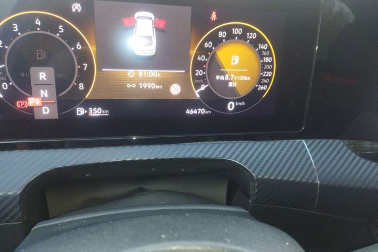Used Volkswagen Lamando 2022 Lingdu L 280TSI DSG Spicy Edition Odometer Close Up