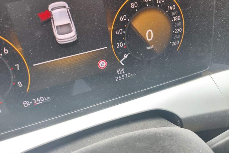 Used Volkswagen Lamando 2022 Lingdu L 280TSI DSG Spicy Edition Odometer Close Up