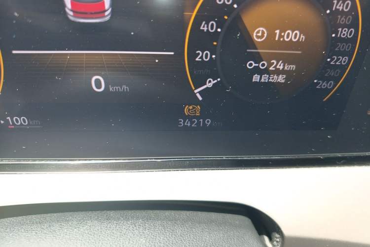 Used Volkswagen Lamando 2022 Lingdu L 280TSI DSG Spicy Edition Odometer Close Up