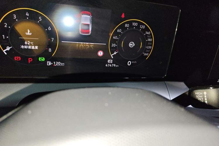 Used Volkswagen Lamando 2022 Lingdu L 280TSI DSG Spicy Edition Odometer Close Up