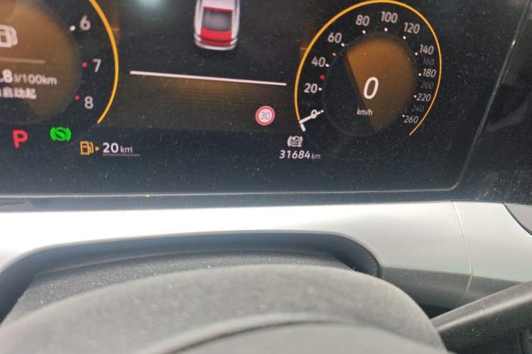 Used Volkswagen Lamando 2022 Lingdu L 280TSI DSG Spicy Edition Odometer Close Up